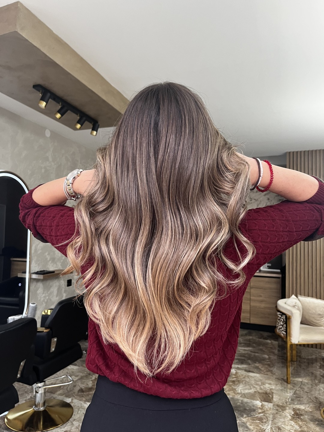 Acapelli Studio #sokolac Pramenovi AirTouch cijele dužine - ekstra duga kosa