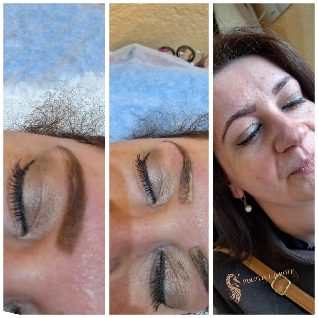 Poezija ljepote #sarajevo Trajna šminka Puder obrve
