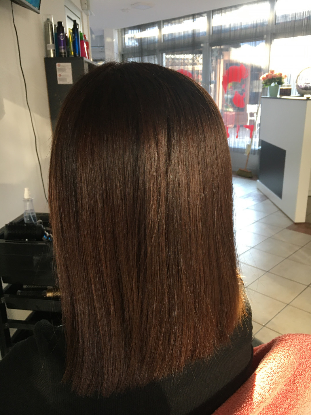 Feniranje na ravno - kosa srednje dužine - Frisco, Sarajevo Feniranje i stilizovanje Frizerski saloni Feniranje i stilizovanje, Sarajevo, Centar - Stari Grad