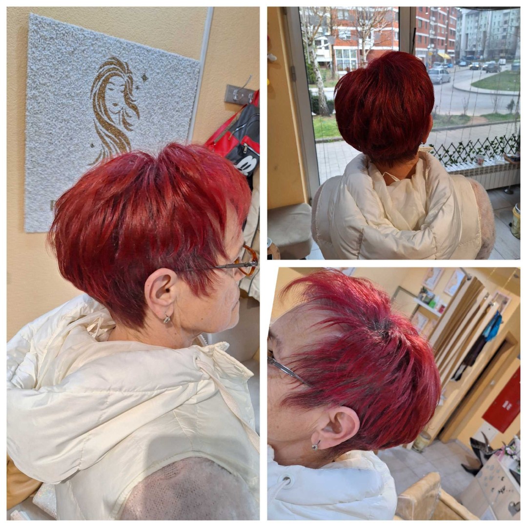 Poezija ljepote #sarajevo Feniranje i stilizovanje Pranje kose + feniranje - kratka kosa