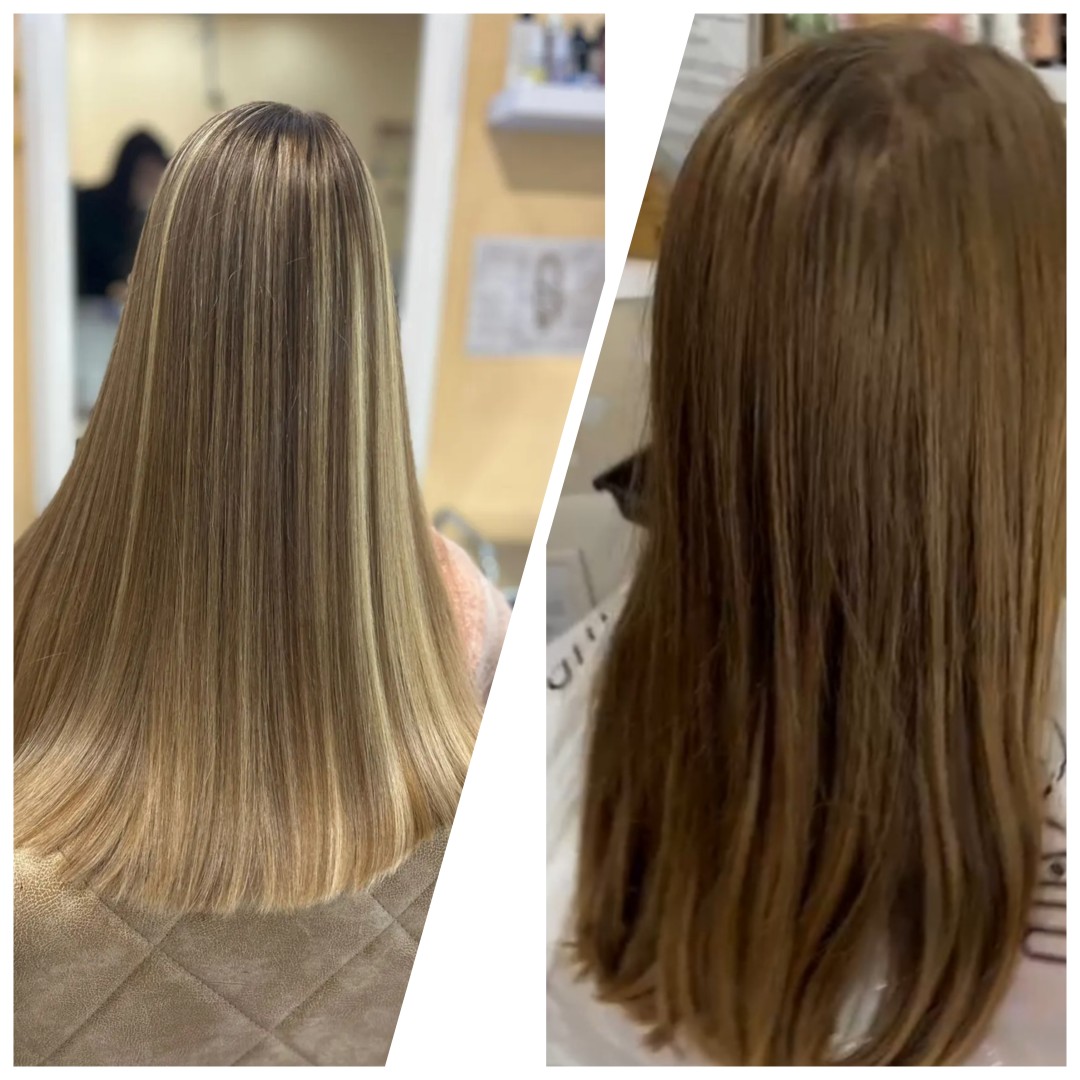 Poezija ljepote #sarajevo Ombre, sombre, balayage Balayage + žensko šišanje + feniranje - kosa srednje dužine / duga kosa