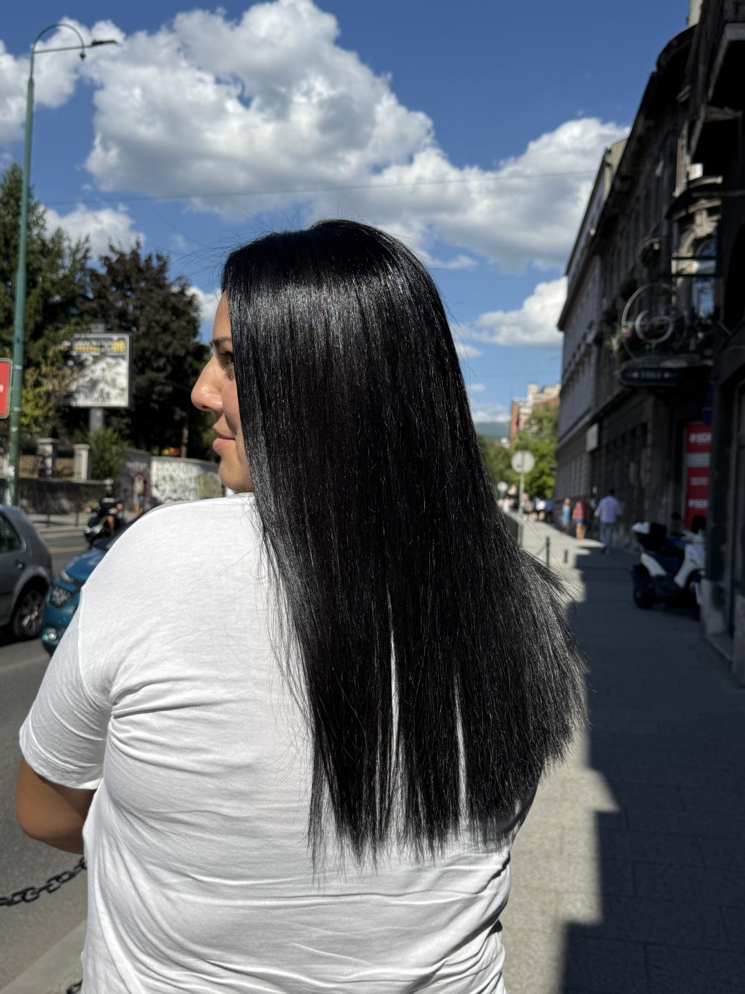 Krasiva #sarajevo Farbanje kose Farbanje cijele dužine - duga kosa