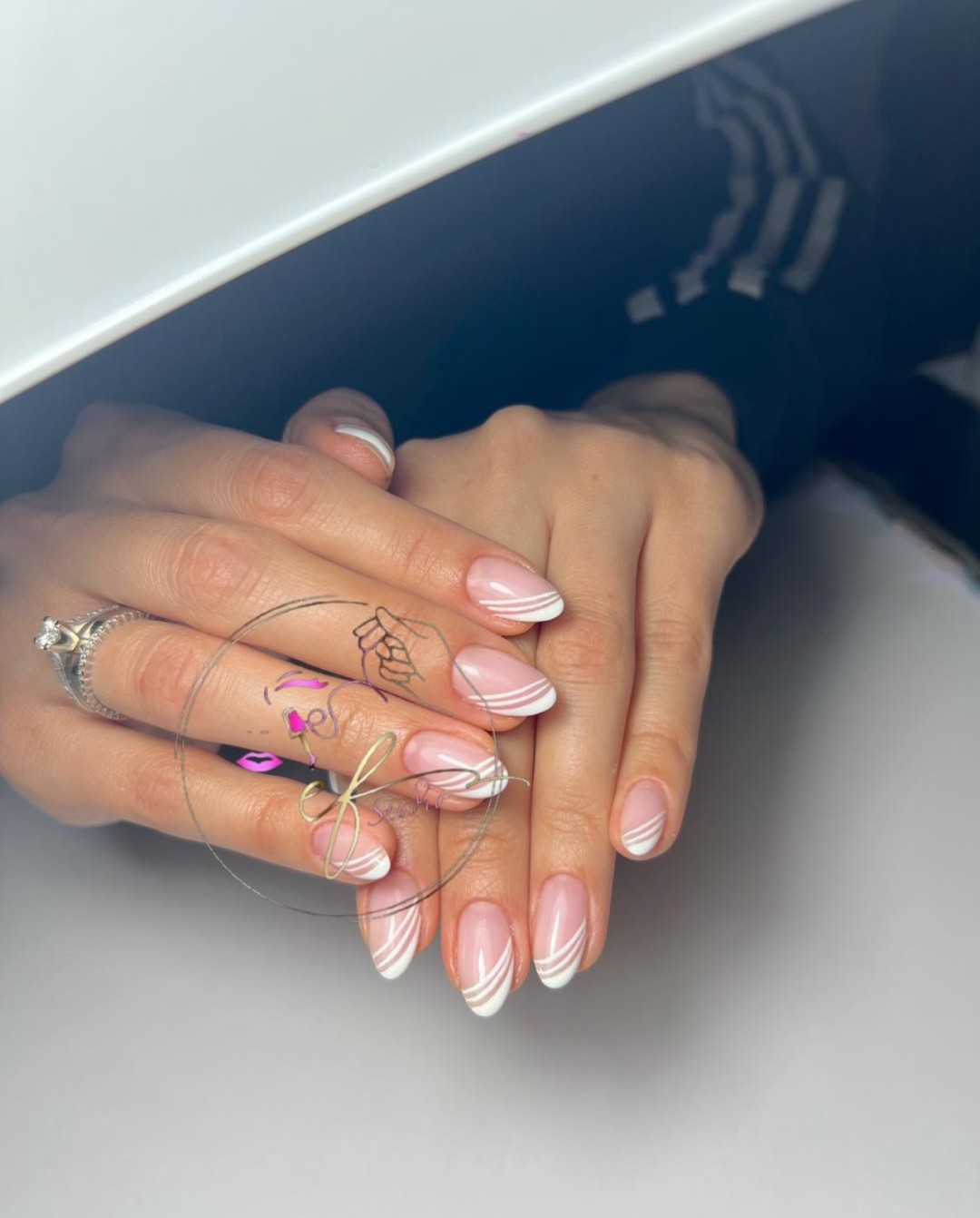 Studio ef #sarajevo Manikir Korekcija noktiju- srednja duzina