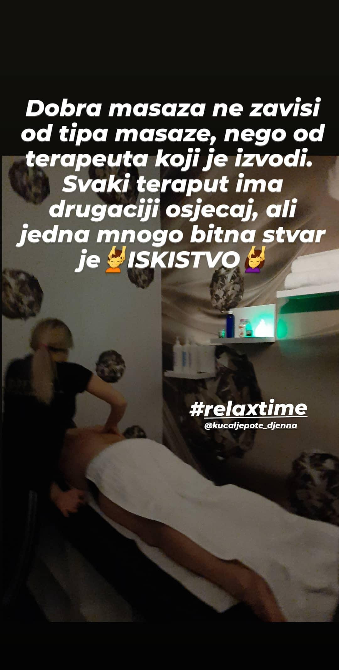Kuća ljepote Djenna #sarajevo Masaža za opuštanje / relax / antistres Kraljevska masaža 4 ruke - 60 min