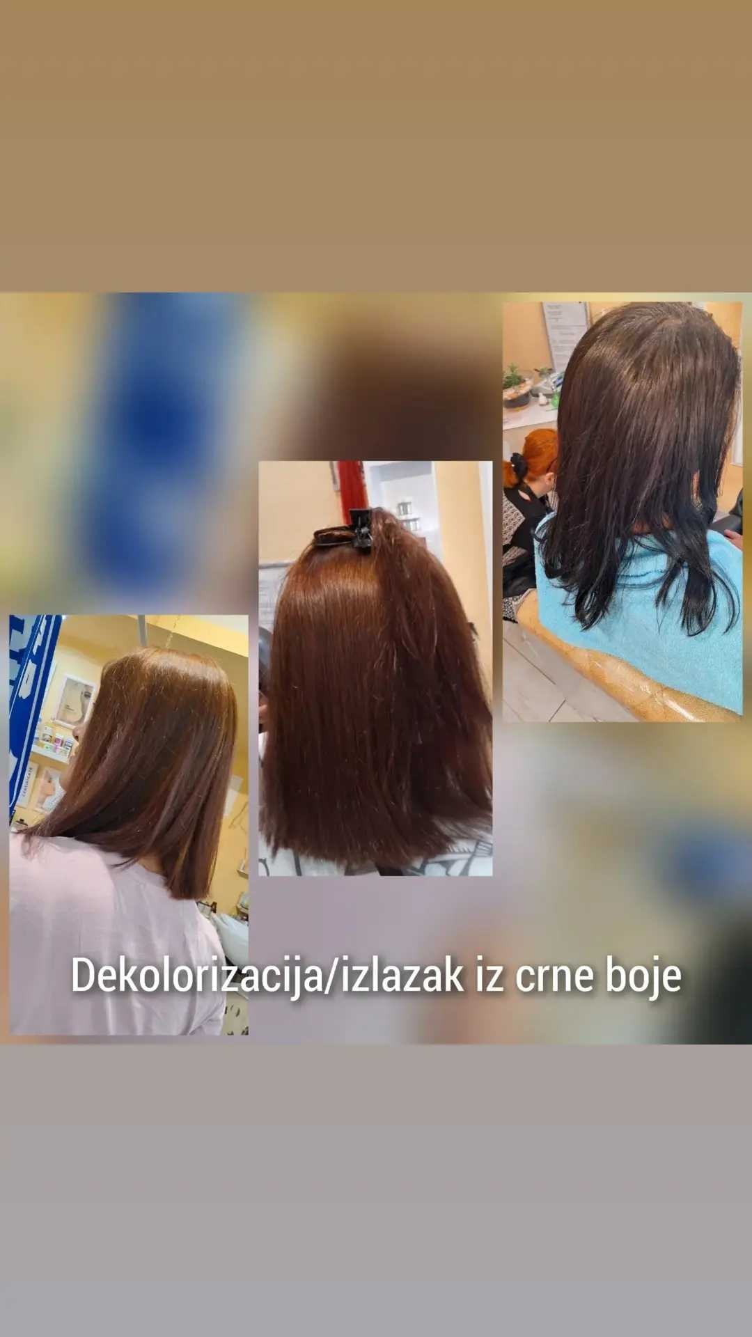Poezija ljepote #sarajevo Farbanje kose Farbanje cijele dužine - kosa srednje dužine
