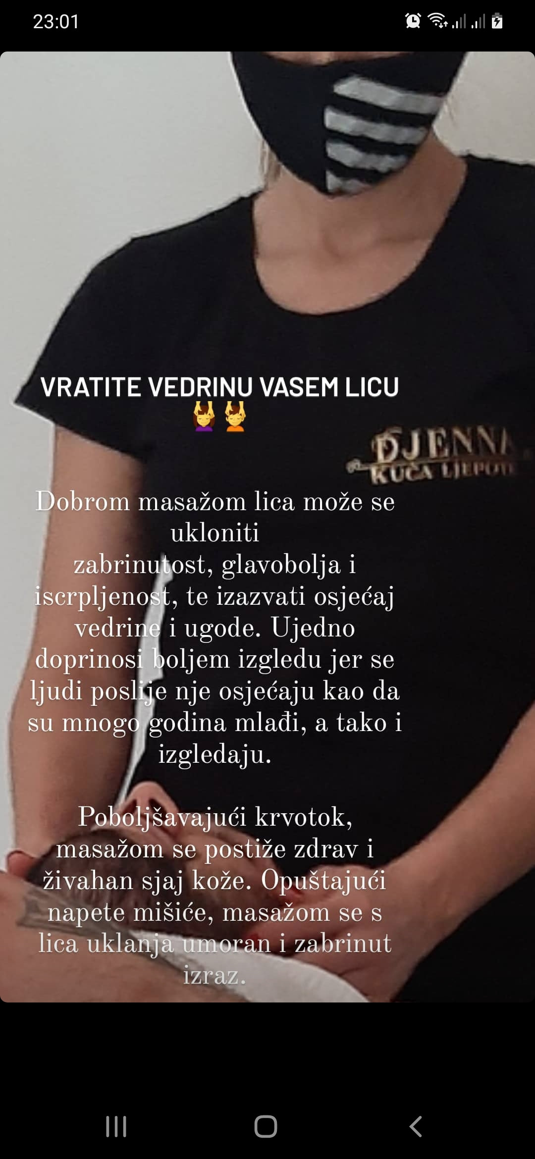 Kuća ljepote Djenna #sarajevo Masaža lica