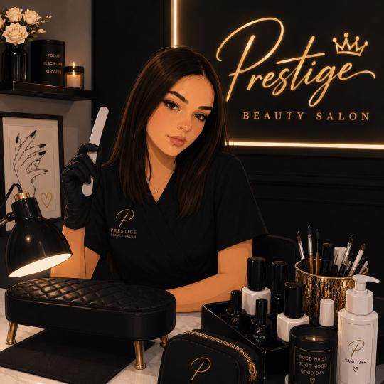 Prestige Beauty salon #sarajevo Nadogradnja noktiju Nadogradnja noktiju tipsama - S dužina Nail art