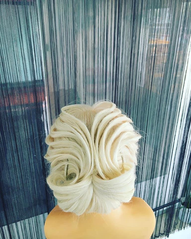 Svečana frizura složena - kratka kosa - Frisco, Sarajevo Svečane i frizure za svadbu Frizerski saloni Svečane i frizure za svadbu, Sarajevo, Centar - Stari Grad