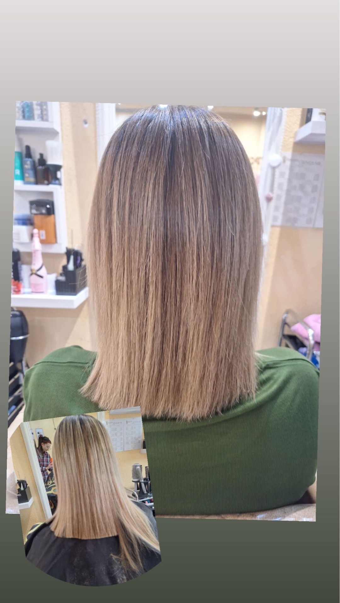 Poezija ljepote #sarajevo Farbanje kose Preliv - kosa srednje dužine