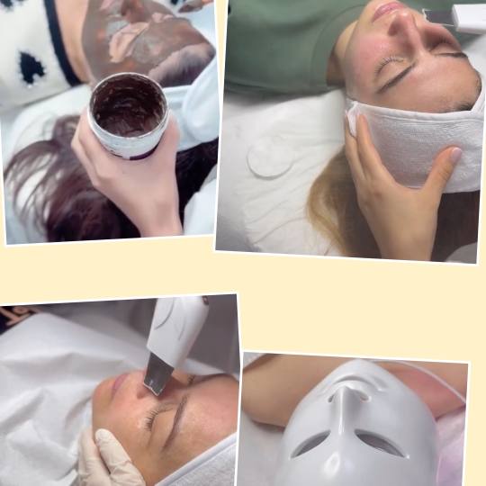 Poezija ljepote #sarajevo Farbanje kose Čišćenje lica + zlatne srebrne niti + maska + masaža