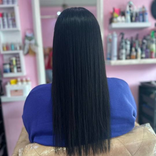 Poezija ljepote #sarajevo Farbanje kose Farbanje izrastka + žensko šišanje + feniranje na ravno -