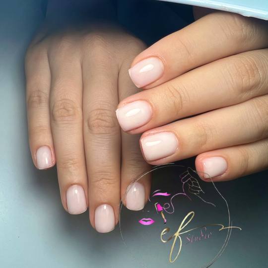 Studio ef #sarajevo Ojačavanje noktiju Gel na prirodne nokte-kratki nokti