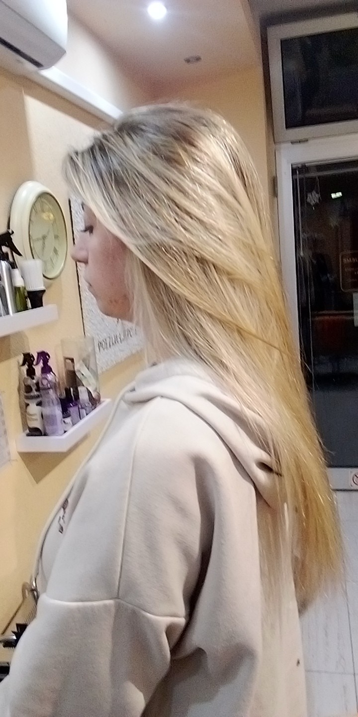 Povrsinski Pramenovi na foliju + žensko šišanje + feniranje - duga kosa - Poezija ljepote, Sarajevo Farbanje kose Frizerski saloni Farbanje kose, Sarajevo, Novo Sarajevo - Novi Grad