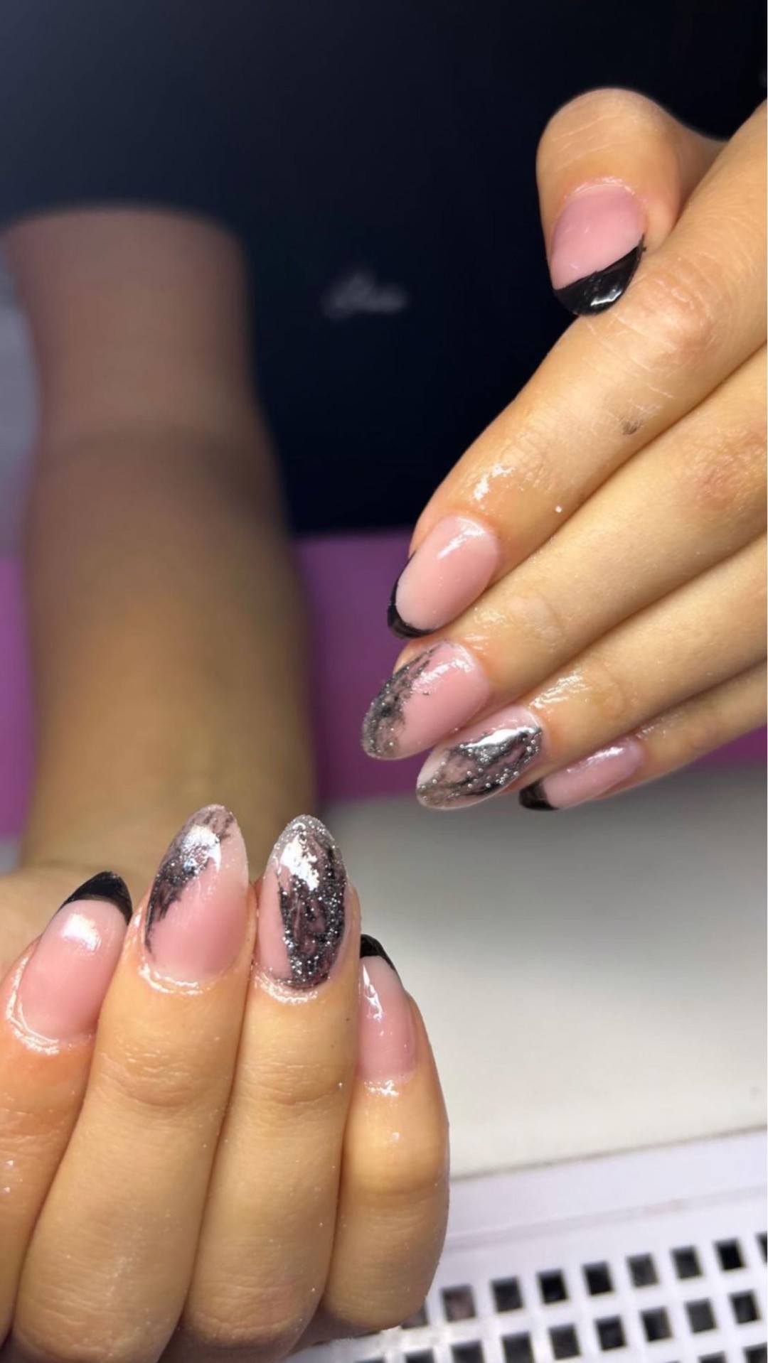 Poezija ljepote #sarajevo Nadogradnja noktiju Nadogradnja noktiju tipsama - french / ombre