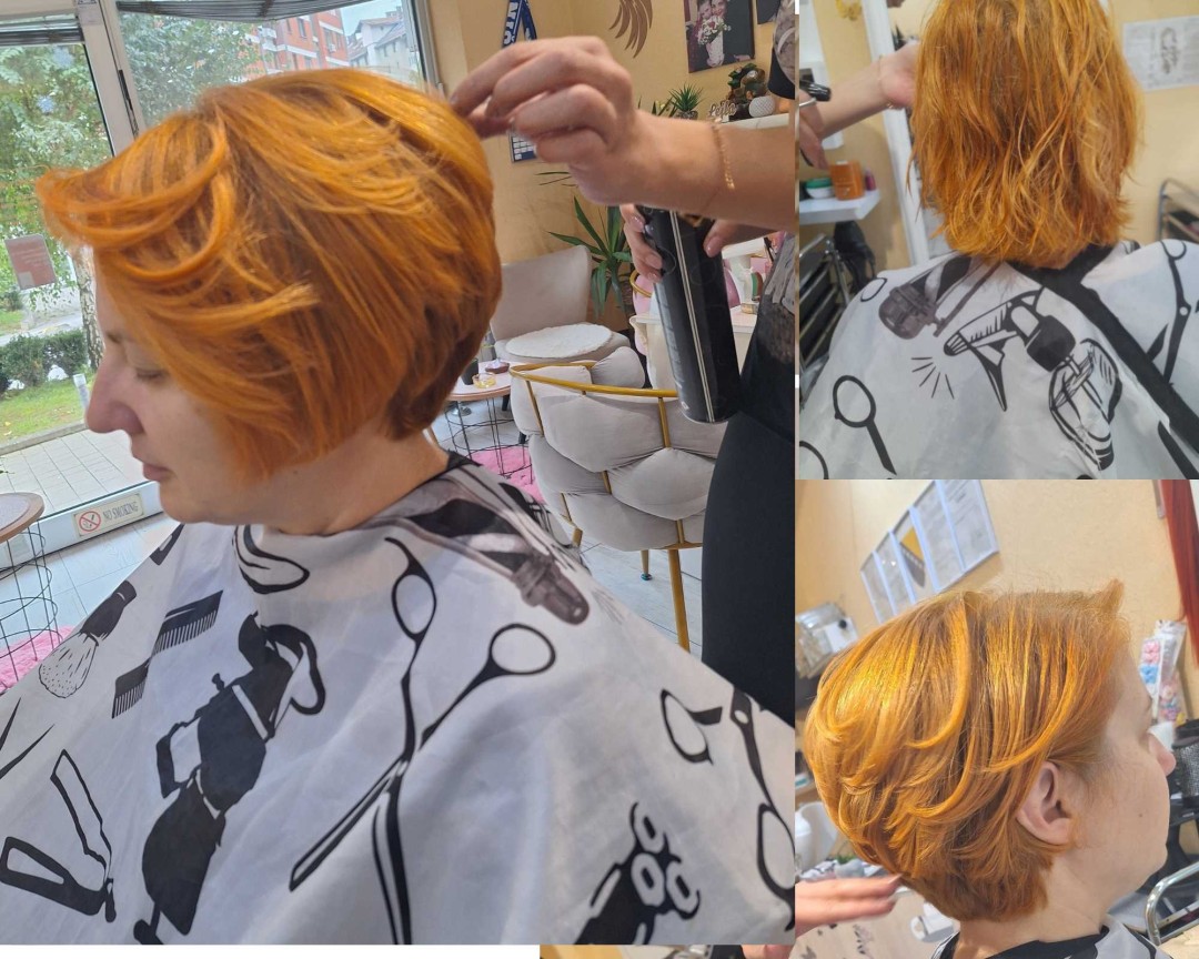 Poezija ljepote #sarajevo Žensko šišanje Žensko šišanje + pranje kose + feniranje - kratka kosa