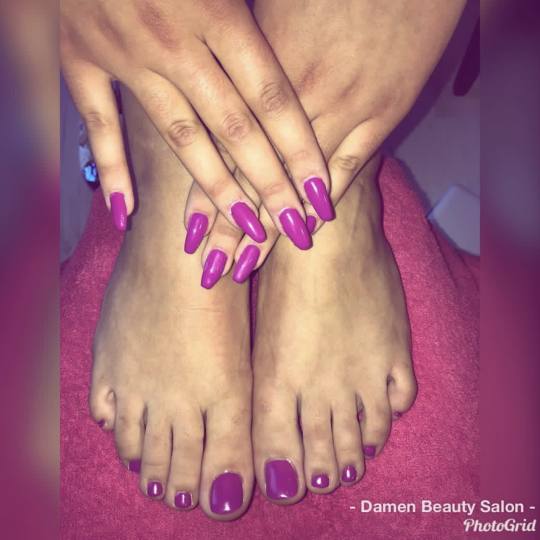 Damen #sarajevo Ojačavanje noktiju Geliranje noktiju - noge