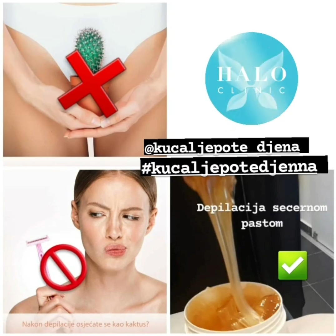 Kuća ljepote Djenna #sarajevo Depilacija šećernom pastom Depilacija prepona šećernom pastom - za dame