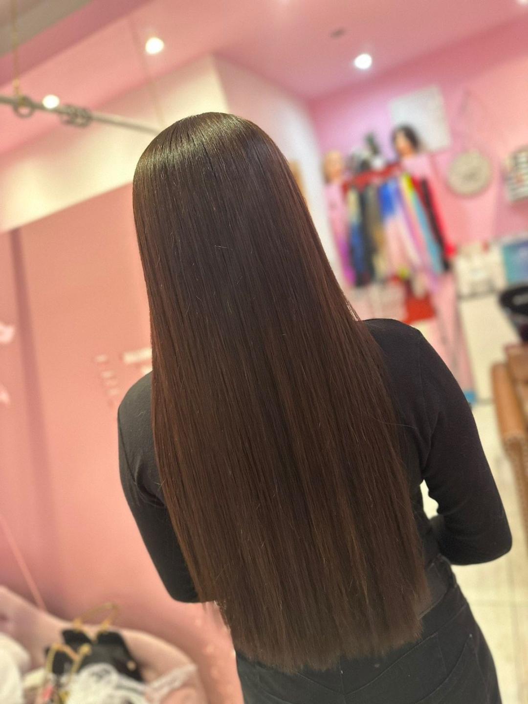 Poezija ljepote #sarajevo Farbanje kose Farbanje cijele dužine + žensko šišanje + feniranje - ekstra duga kosa