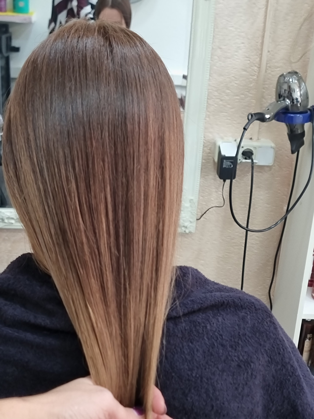 Sandra #visoko Botox kose Farbanje cijele dužine Matrix farbama - srednja dužina kose