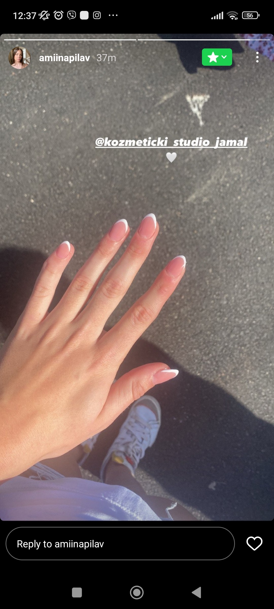 Jamal #sarajevo Ojačavanje noktiju Gel na prirodne nokte - ruke
