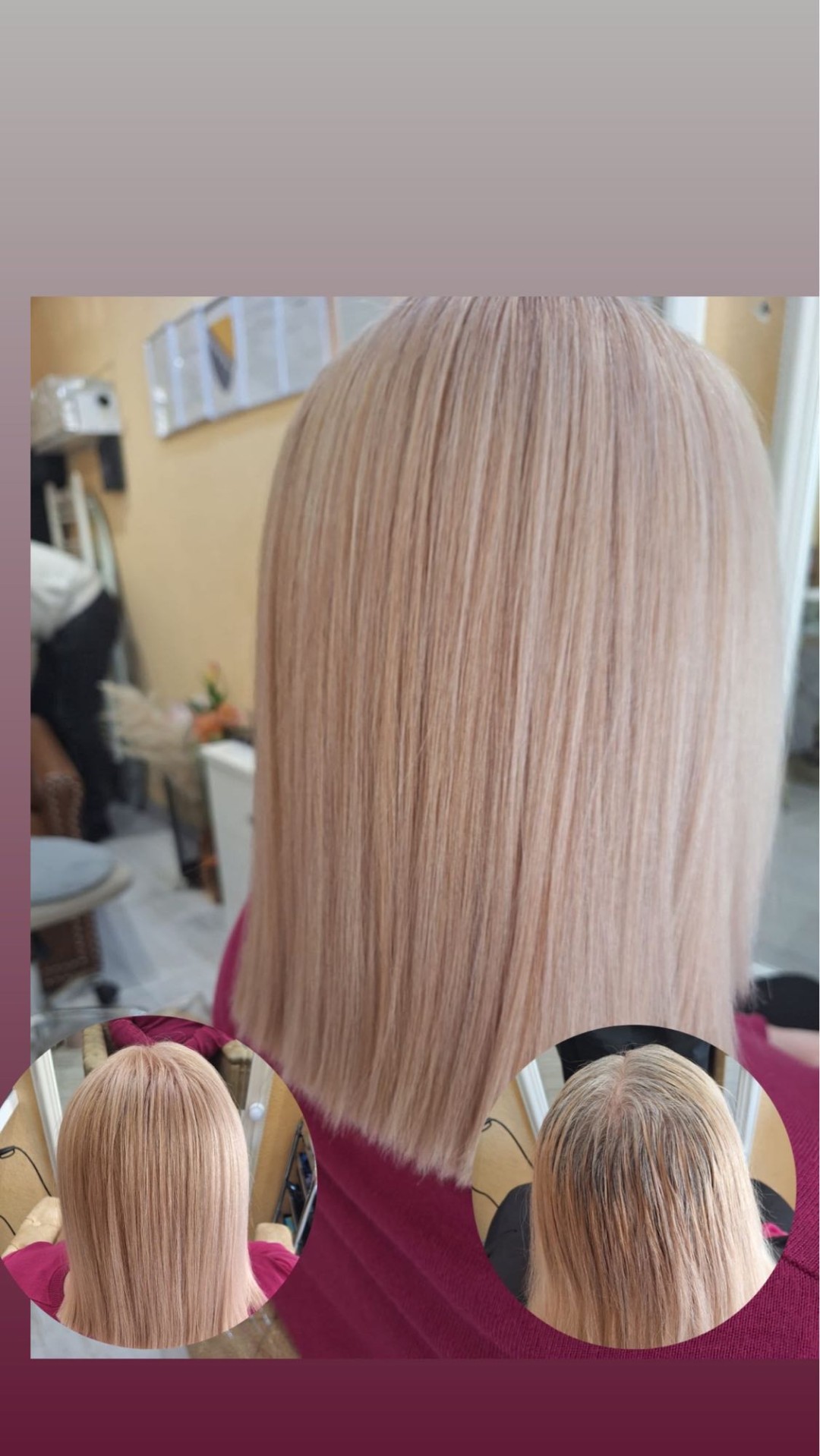 Poezija ljepote #sarajevo Farbanje kose Farbanje izrastka - kosa srednje dužine