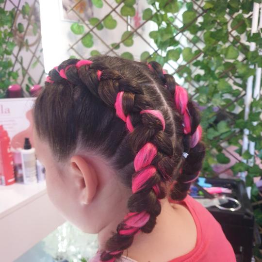 Ella #modrica Tretman rasta kose Kanekalon pletenice Kanekalon pletenice za nase najmladje.