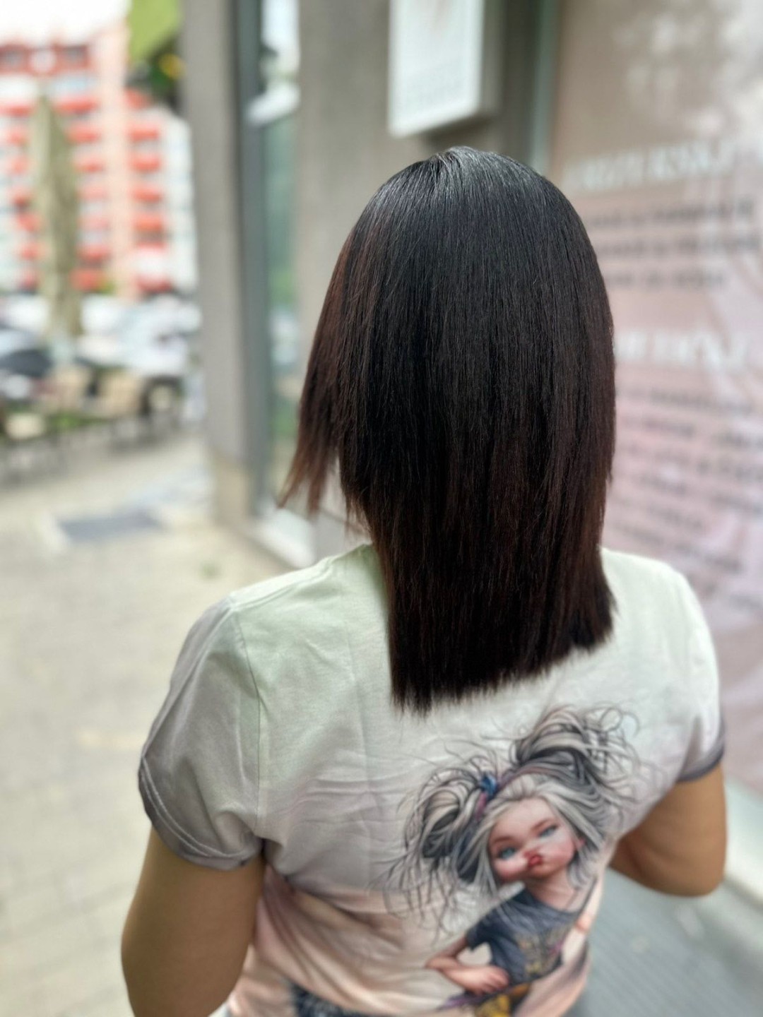 Poezija ljepote #sarajevo Keratinski tretmani Keratinsko ispravljanje kose - kosa srednje dužine