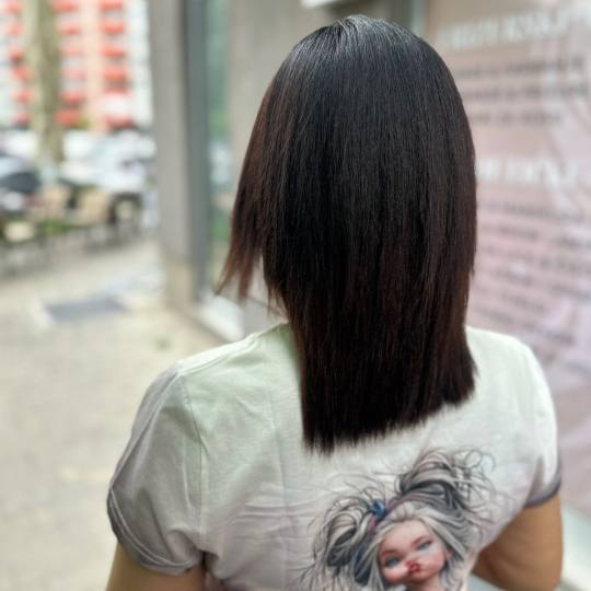 Poezija ljepote #sarajevo Keratinski tretmani Keratinsko ispravljanje kose - kosa srednje dužine