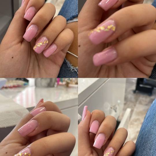 Ella #modrica Izlivanje noktiju Nadogradnja noktiju - S dužina