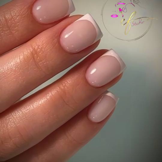 Studio ef #sarajevo Ojačavanje noktiju Gel na prirodne nokte-kratki nokti