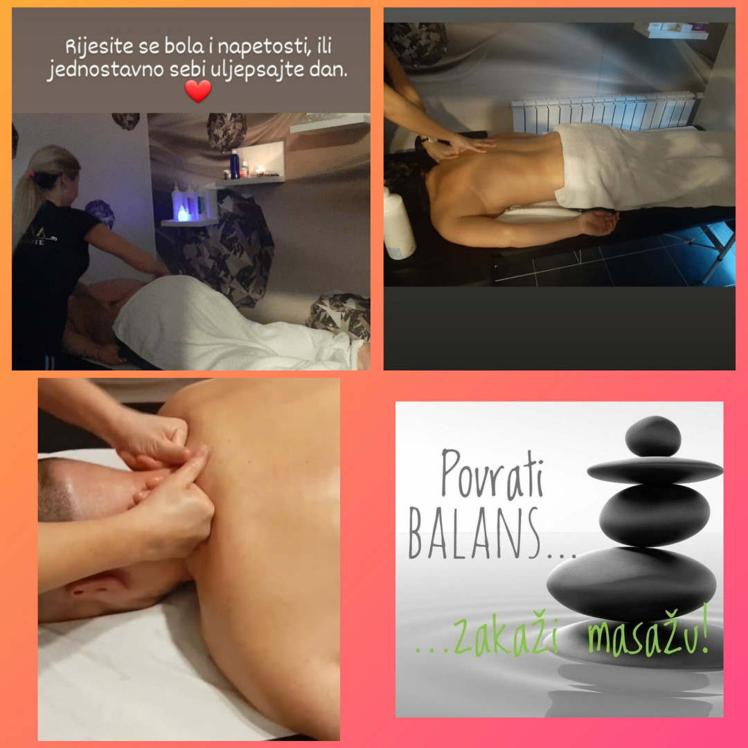 Kuća ljepote Djenna #sarajevo Masaža za opuštanje / relax / antistres Masaža tijela - 60 min