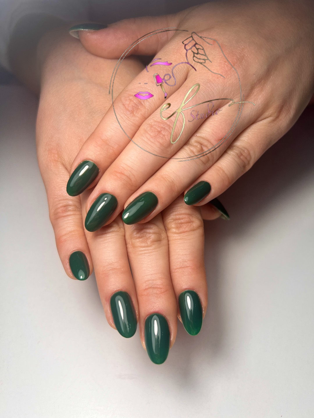 Studio ef #sarajevo Manikir Korekcija noktiju- srednja duzina