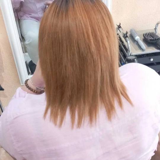 Poezija ljepote #sarajevo Keratinski tretmani Keratinsko ispravljanje kose - kosa srednje dužine