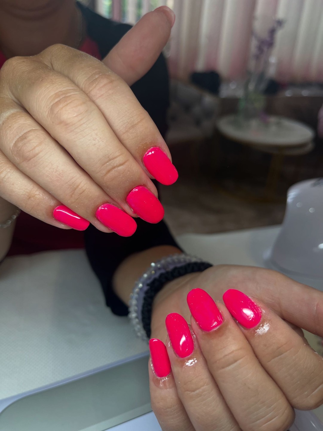 Ella #modrica Izlivanje noktiju Nadogradnja noktiju - S dužina