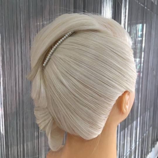 Frisco #sarajevo Svečane i frizure za svadbu Svečana frizura složena - kratka kosa