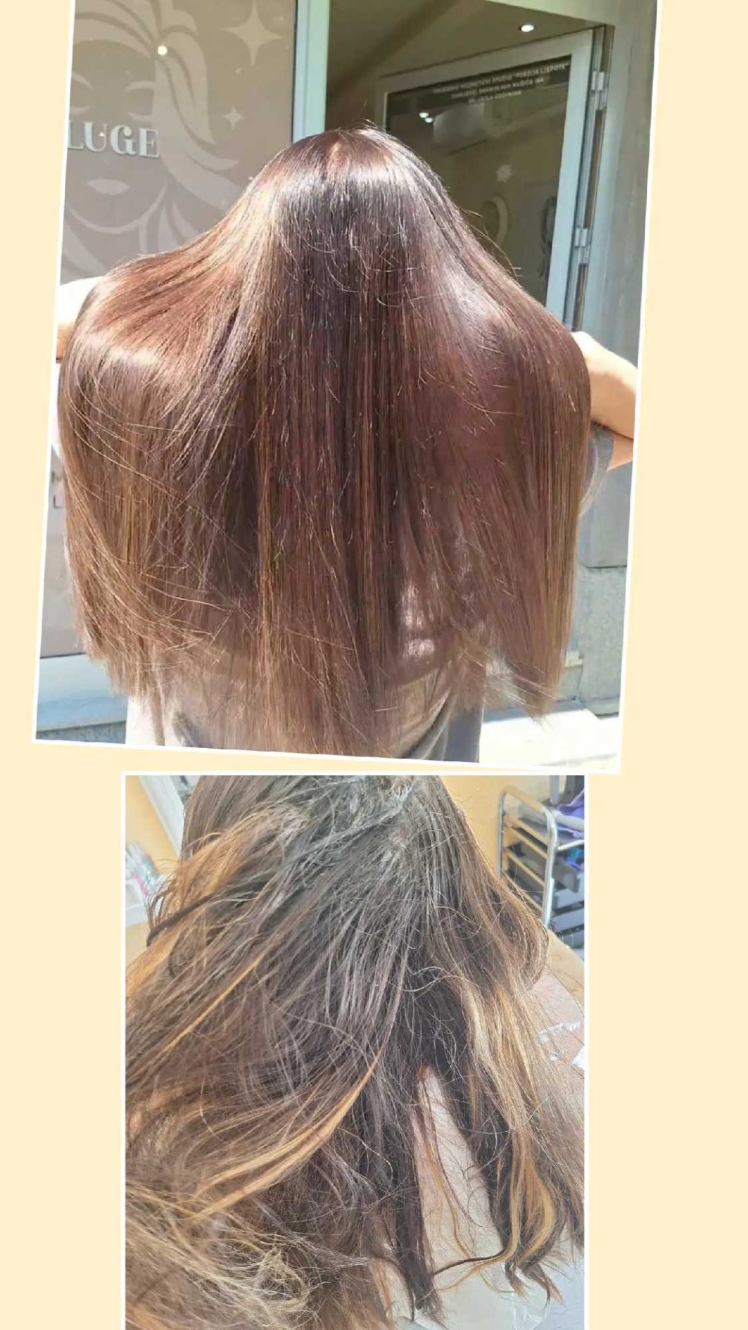 Farbanje cijele dužine + pranje kose + feniranje - duga kosa - Poezija ljepote, Sarajevo Farbanje kose Frizerski saloni Farbanje kose, Sarajevo, Novo Sarajevo - Novi Grad