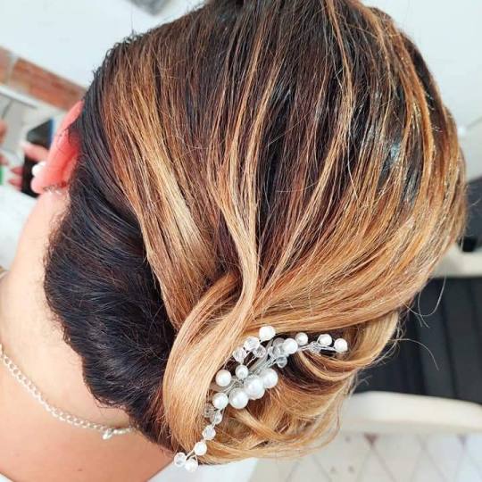 Frisco #sarajevo Svečane i frizure za svadbu Svečana frizura složena - kratka kosa