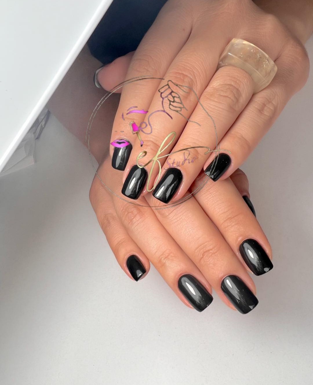 Studio ef #sarajevo Ojačavanje noktiju Gel na prirodne nokte-kratki nokti