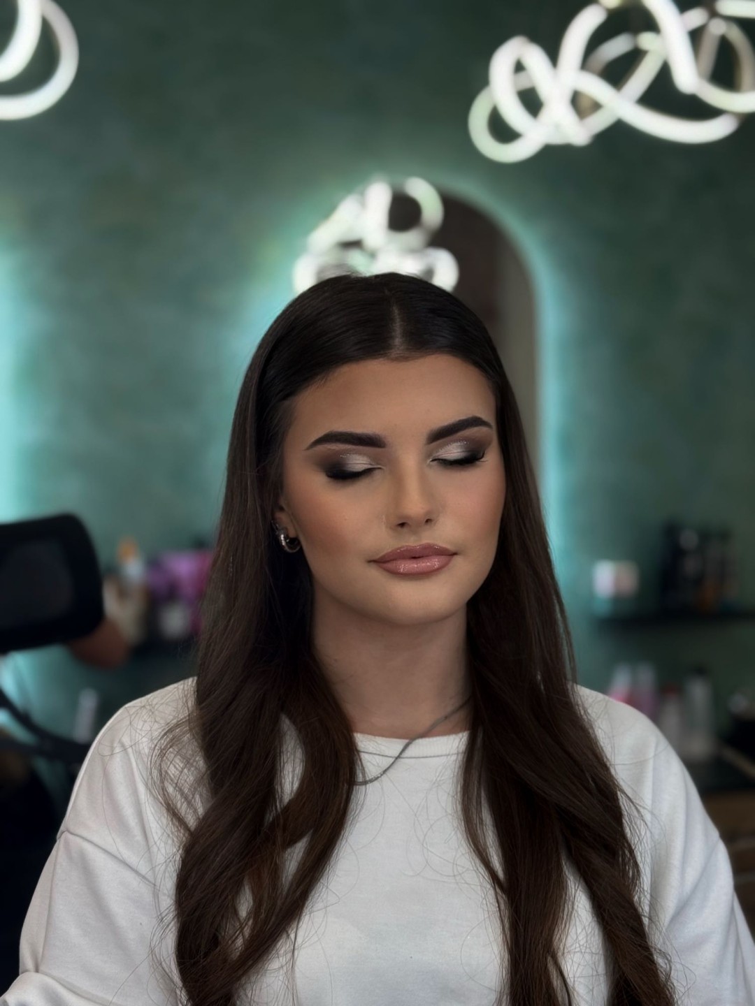 Idelle Studio #sarajevo Make-up / šminkanje Profesionalno šminkanje + vještačke trepavice - večernja šminka