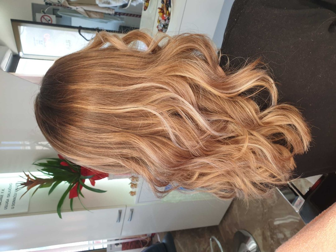 Ella #modrica Pramenovi Pramenovi - kosa srednje dužine