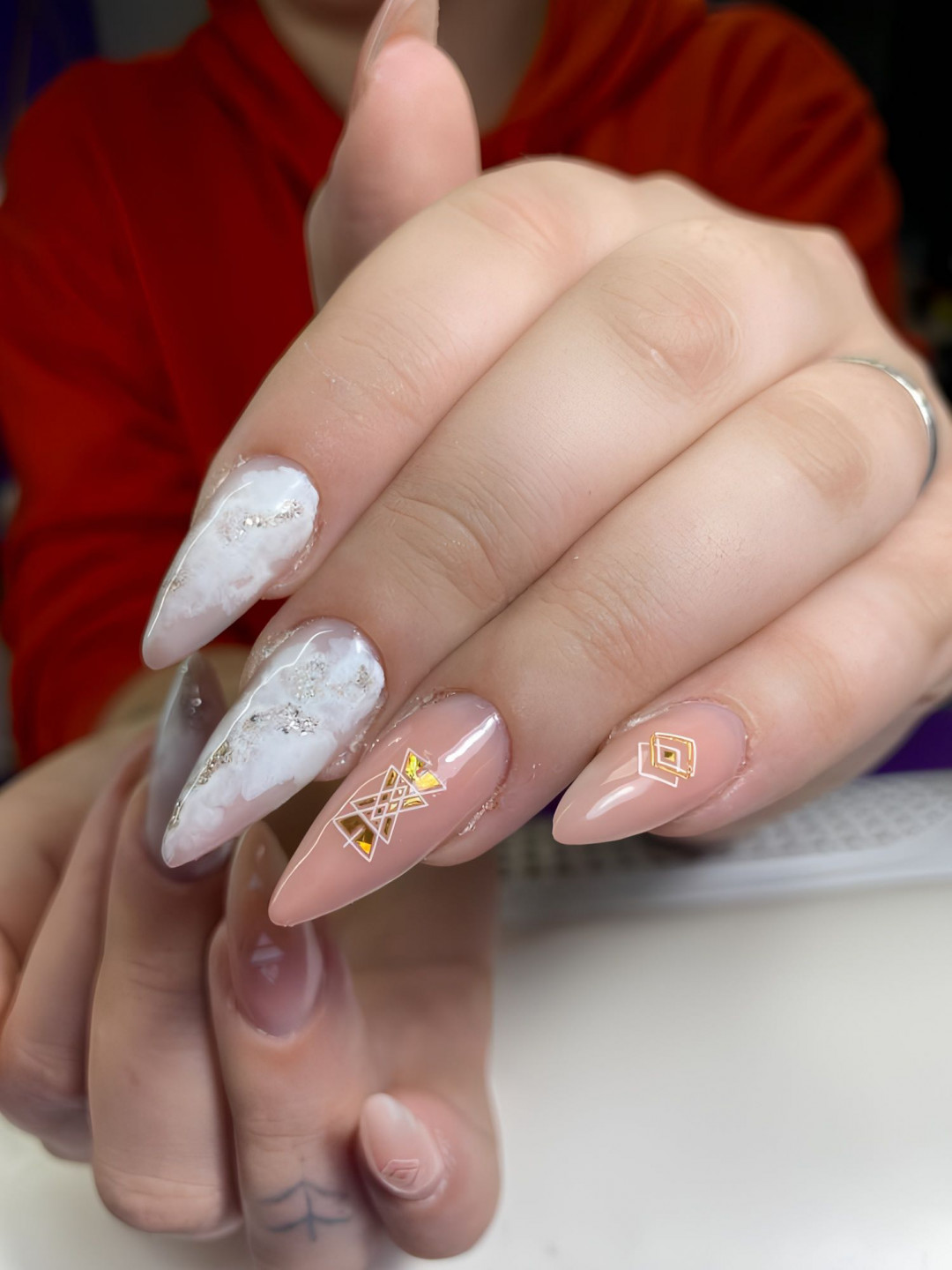 Beauty by Šmizla #sarajevo Ojačavanje noktiju Ojačavanje prirodnih noktiju gelom S dužina - senior nail artist