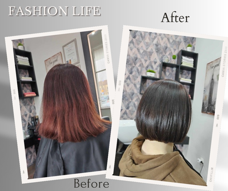 Fashion Life #sarajevo Farbanje kose Farbanje cijele dužine - kosa srednje dužine