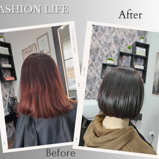 Fashion Life #sarajevo Farbanje kose Farbanje cijele dužine - kosa srednje dužine