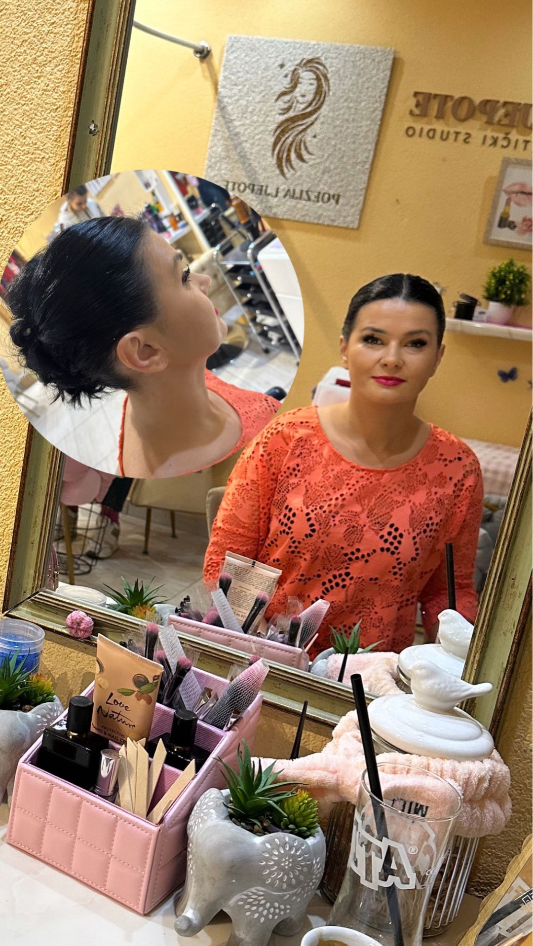 Poezija ljepote #sarajevo Svečane i frizure za svadbu Svečana frizura + profesionalno šminkanje