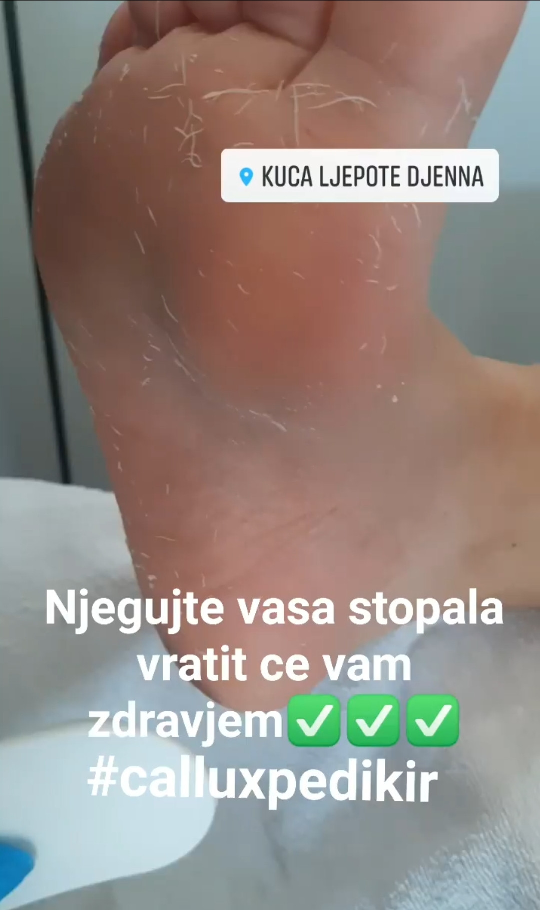 Kuća ljepote Djenna #sarajevo Estetski pedikir Callux pedikir