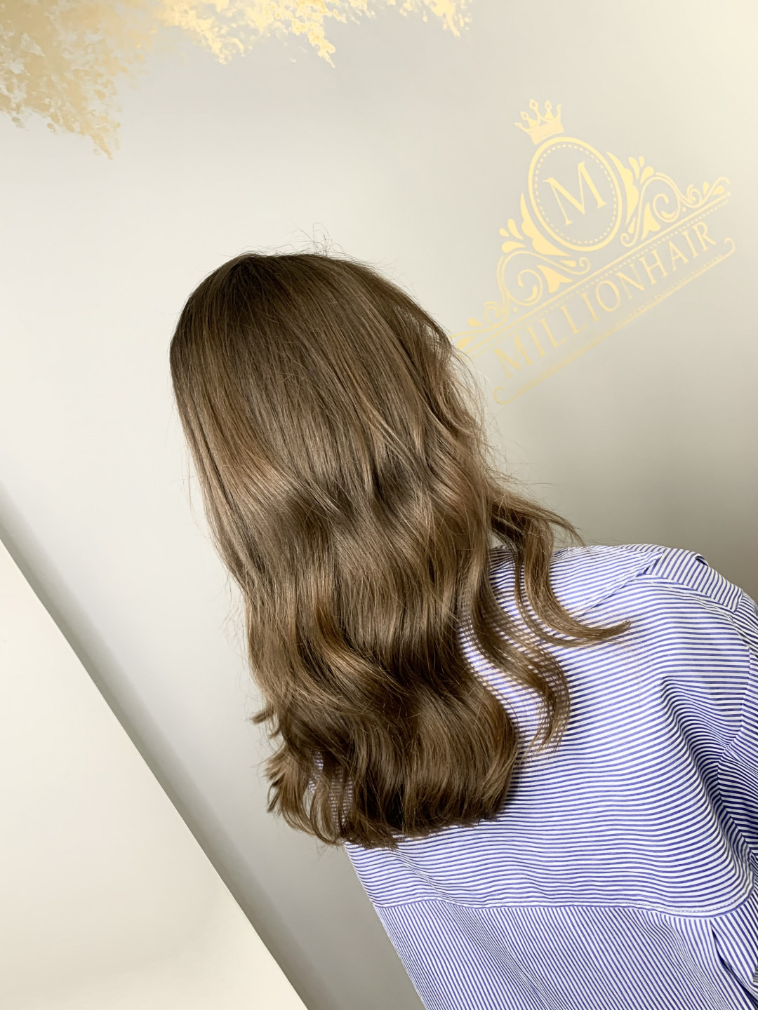 Millionhair #sarajevo Farbanje kose Farbanje cijele dužine - duga kosa + Feniranje ravno