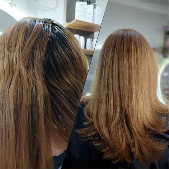 Michelle #zepce Farbanje kose Farbanje izrastka - sve dužine kose gusta kosa