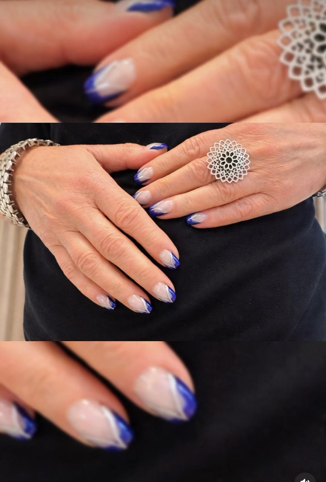 Korekcija gel noktiju sa frenchom,ukrasima crtanjem - SD Nail Studio, Sarajevo Manikir Nokti Manikir, Sarajevo, Novo Sarajevo - Novi Grad
