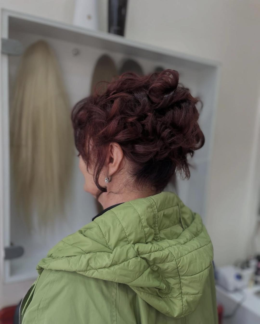 Svečana frizura - složena punđa - Sanja, Banja Luka Svečane i frizure za svadbu Frizerski saloni Svečane i frizure za svadbu, Banja Luka, Centar