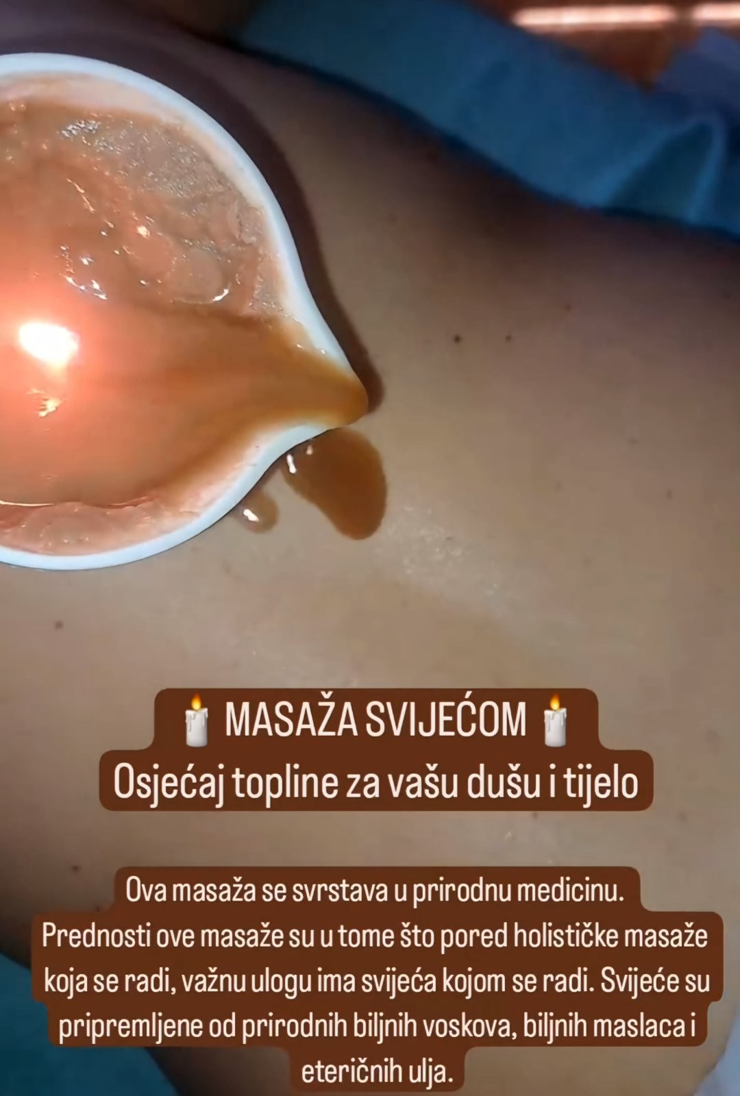 Magic #sarajevo Aromaterapija Masaža aromatičnom svijećom - 30 minuta